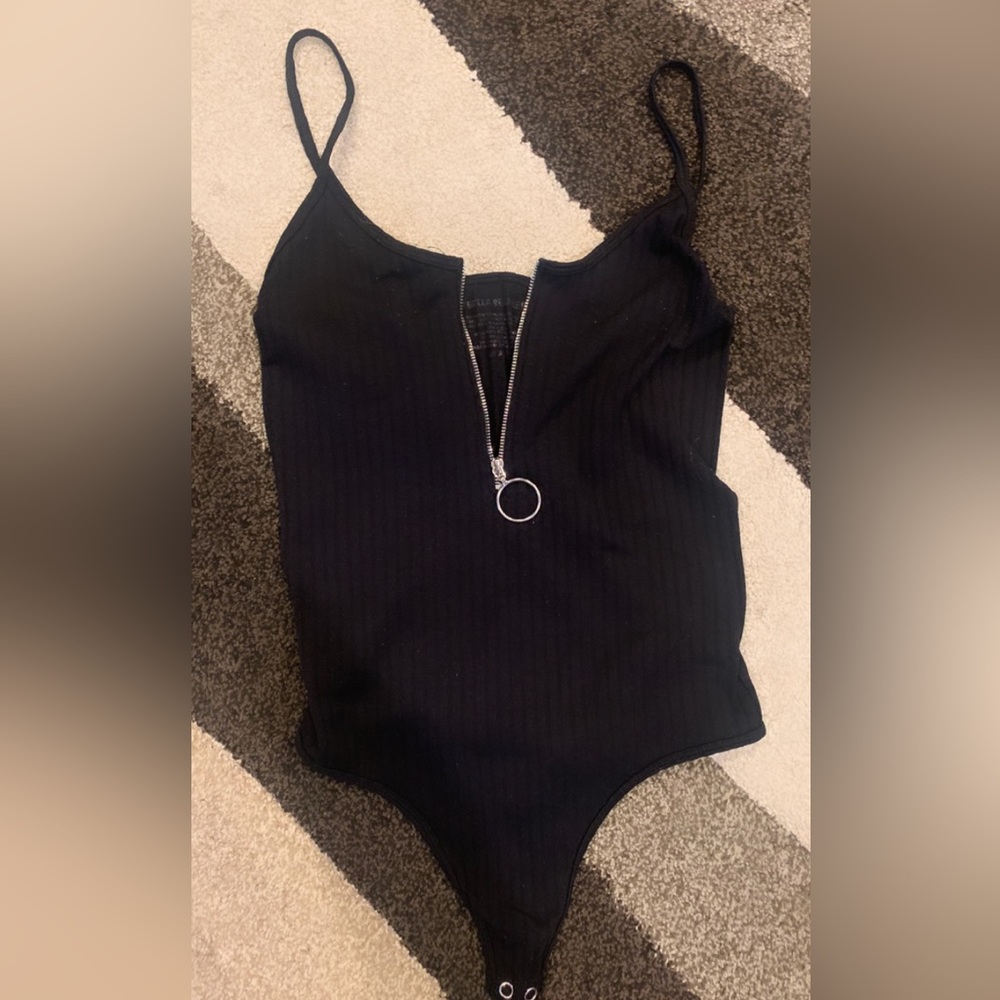 body suit , zip up